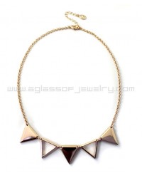 Golden Triangle Necklace